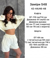 Жіночий костюм з шортами  ANB-548A550 