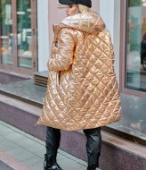 Золотая куртка женская IRI-00116A29