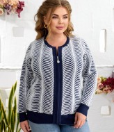 Короткая кофта на молнии  MAX-607A700