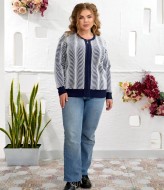 Короткая кофта на молнии  MAX-607A700