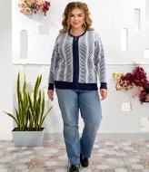 Короткая кофта на молнии  MAX-607A700