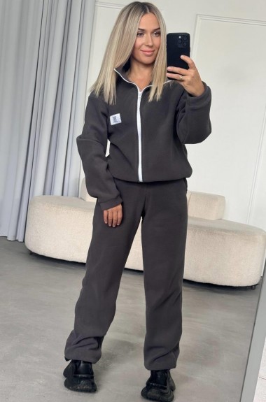 Спортивный костюм женский флисовый IMMA-407A650 Спортивный костюм женский флисовый IMMA-407A650