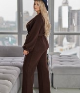 Жіночий костюм жакет на запах і брюки VLT-569A1100