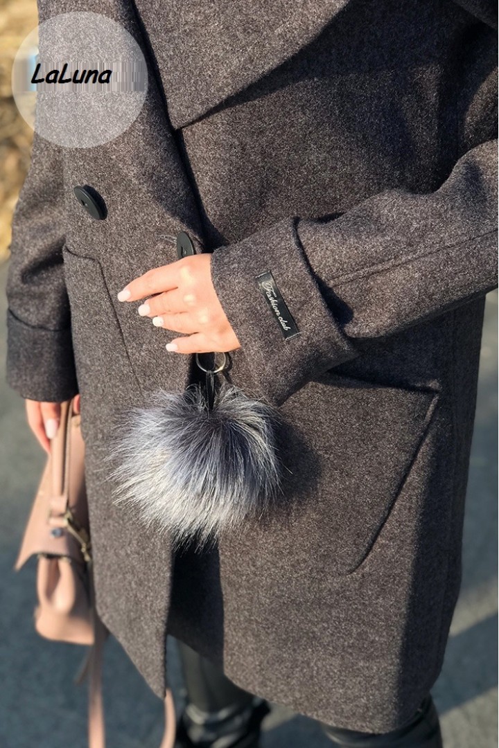 Модное шерстяное пальто VA-473A950