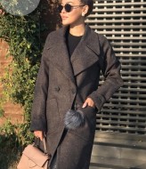 Модное шерстяное пальто VA-473A950