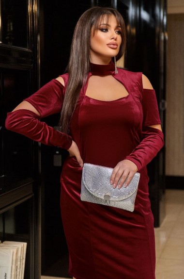 Вечернее платье с длинным рукавом VOJ-927A450 Вечернее платье с длинным рукавом VOJ-927A450