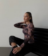 Лонгслив из сетки  ANB-438A250