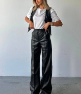 Женские широкие брюки на флисе DMP-A386A290B330