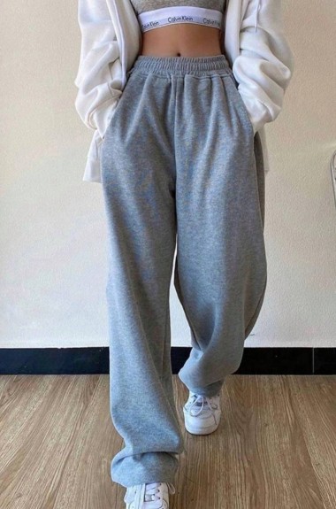 Брюки прямые на флисе DMP-A093A260