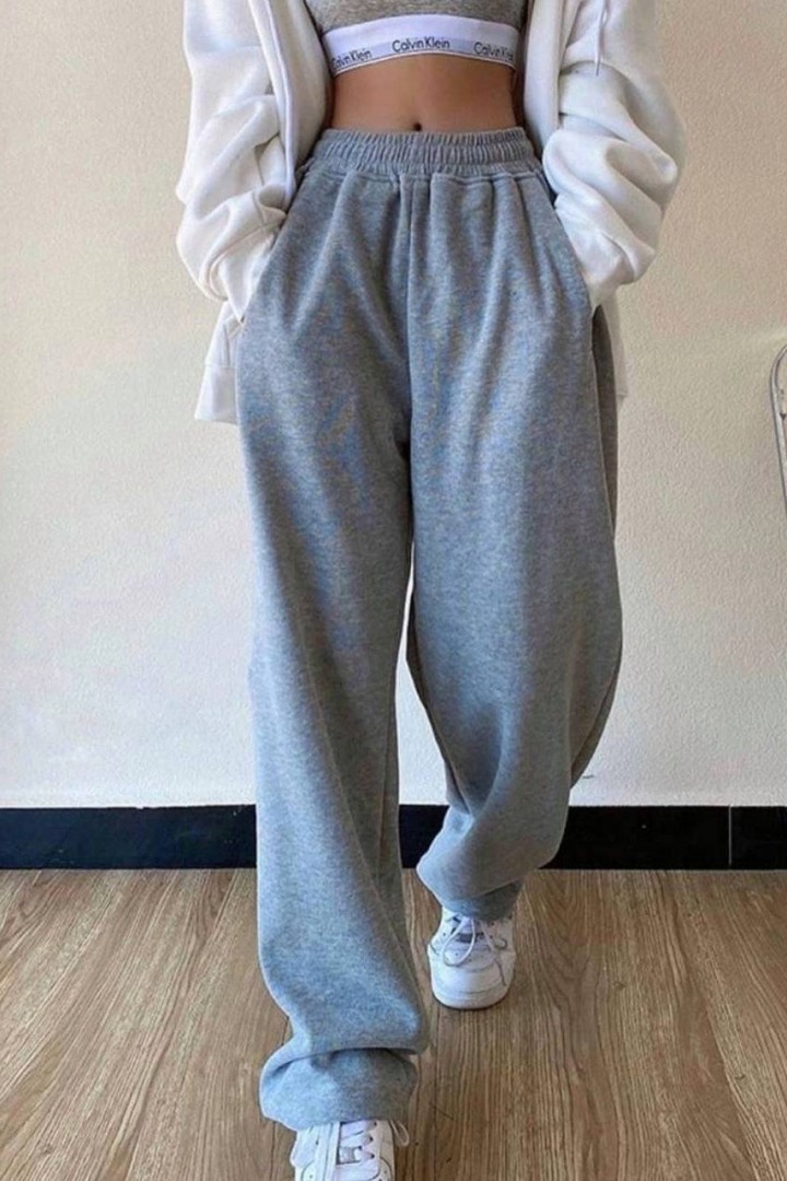 Брюки прямые на флисе DMP-A093A260