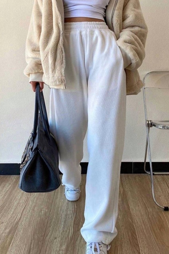 Брюки прямые на флисе DMP-A093A260