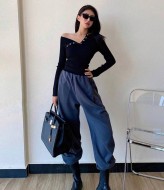 Брюки прямые на флисе DMP-A093A260