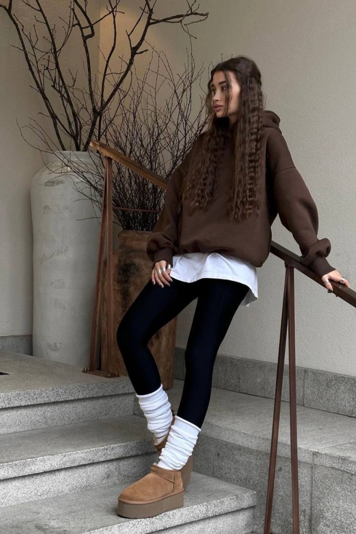 Комплект худи и леггинсы DMP-A353A440