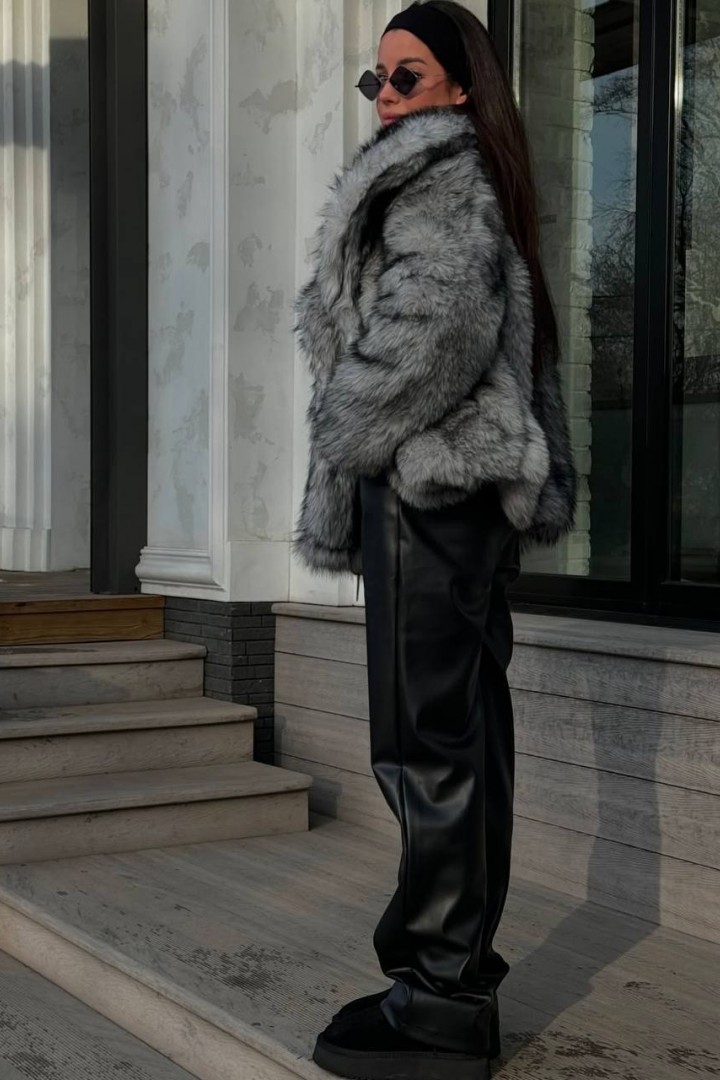 Базовые кожаные штаны DMP-A7077A280B320