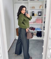 Брюки женские на флисе AMU-1885.885A380