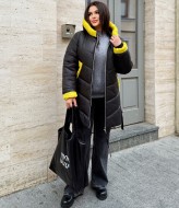 Куртка женская зимняя длинная KYB-21177A38