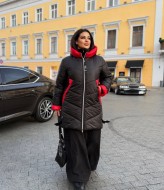 Куртка женская зимняя длинная KYB-21177A38