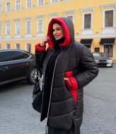 Куртка женская зимняя длинная KYB-21177A38