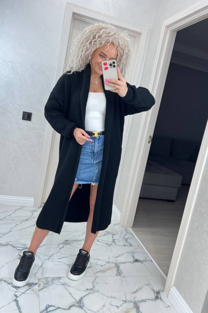 Женский длинный кардиган IND-5037A770