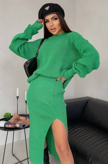 Костюм двойка свитер и юбка IND-5028A760 Костюм двойка свитер и юбка IND-5028A760