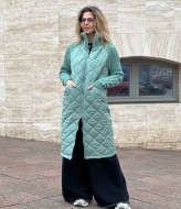 Пальто с вязаными рукавами LIS-0508A1290B1350