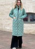 Пальто с вязаными рукавами LIS-0508A1290B1350