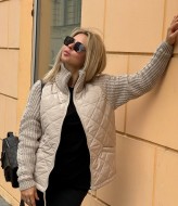 Куртка з в'язаними рукавами LIS-1001A1050