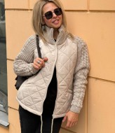Куртка з в'язаними рукавами LIS-1001A1050