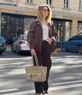 Замшевий бомбер LIS-016.1A1050