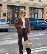 Замшевий бомбер LIS-016.1A1050