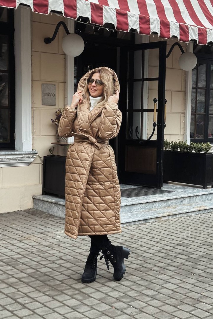 Пальто з капюшоном LIS-1004A1200