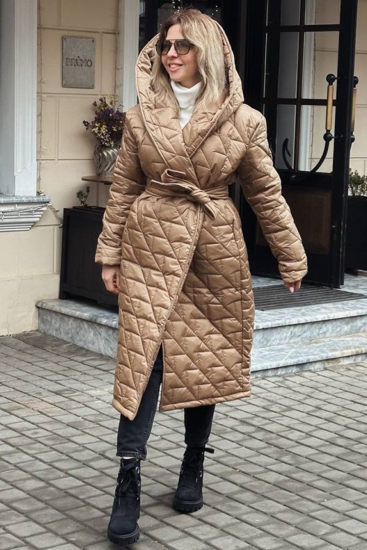 Пальто з капюшоном LIS-1004A1200