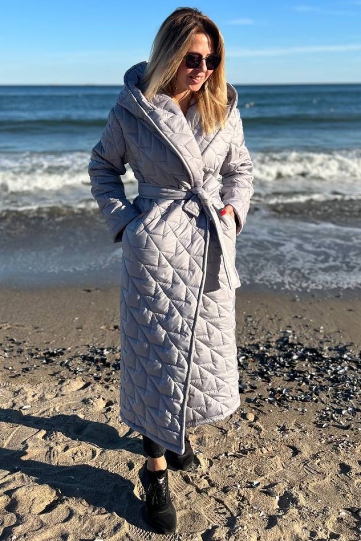 Пальто з капюшоном LIS-1004A1200