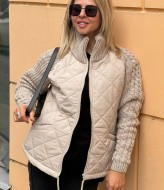 Куртка з в'язаними рукавами LIS-1001A1050