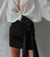 Трендова спідниця  з шлейфом VOL-811A400