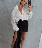 Трендова спідниця  з шлейфом VOL-811A400