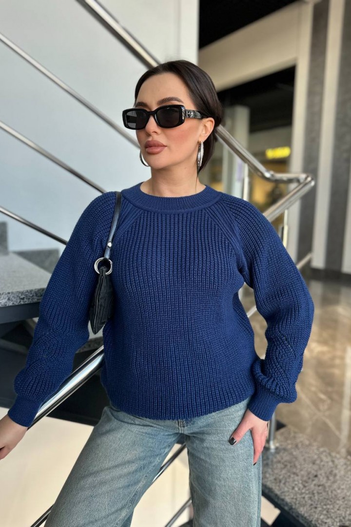 Женский однотонный свитер IND-5018A520