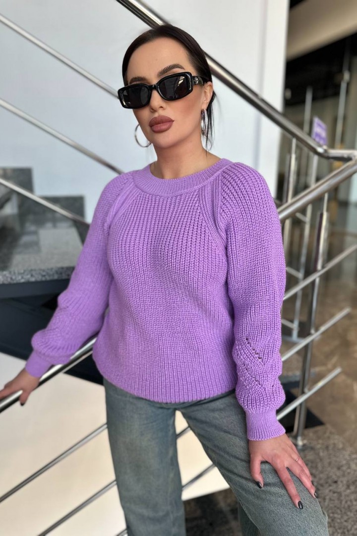 Женский однотонный свитер IND-5018A520