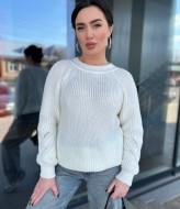 Женский однотонный свитер IND-5018A520