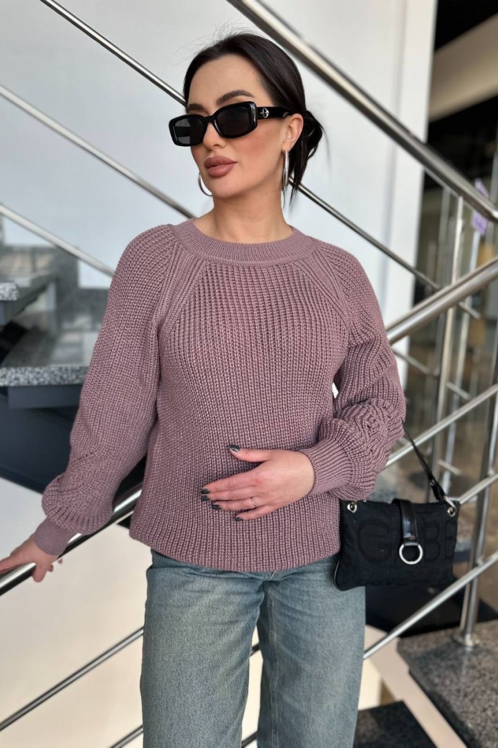 Женский однотонный свитер IND-5018A520