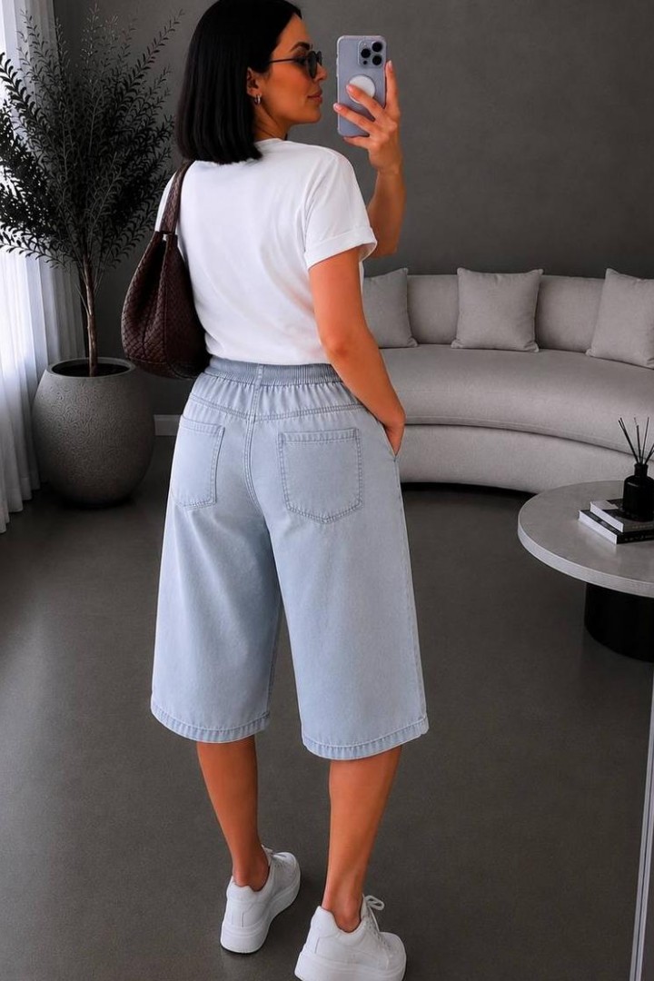 Джинсові бріджи JK-7030A499 