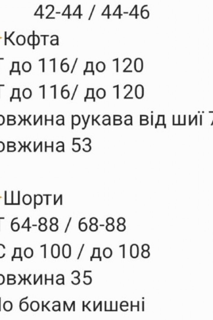 Велюровый костюм с шортами  RAB-735A659