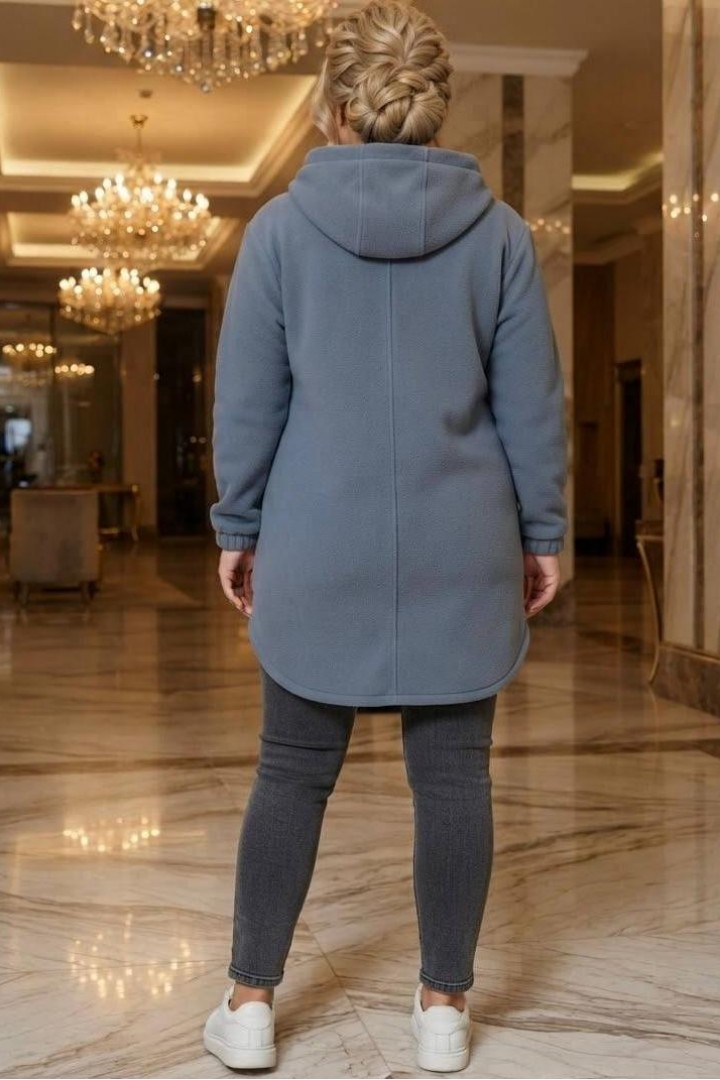 Довга флісова кофта  AO-2622A550 