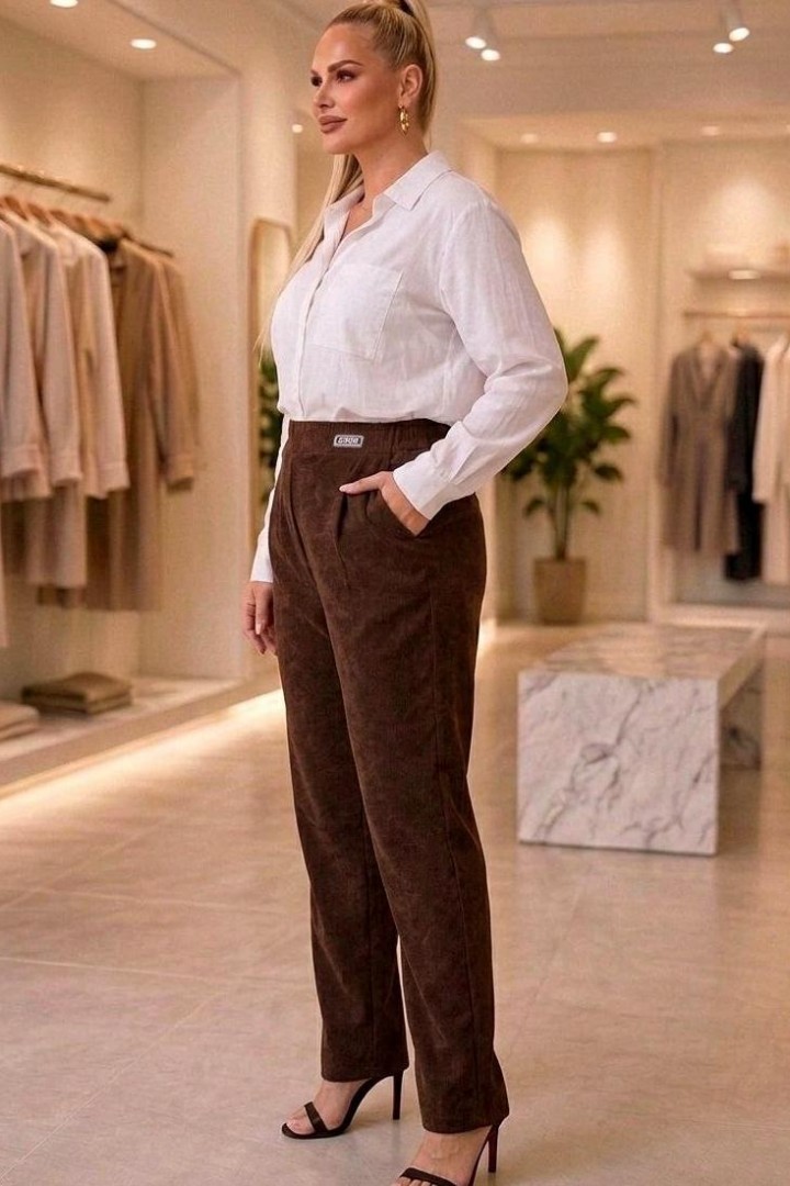 Вельветовые брюки AJ-17200A490