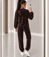 Велюровый костюм с капюшоном KASY-356A699