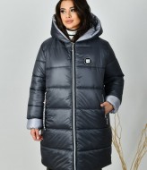 Зимняя куртка пальто женская  KYB-8328A34