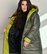 Зимняя куртка пальто женская  KYB-8328A34