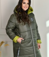 Зимняя куртка пальто женская  KYB-8328A34