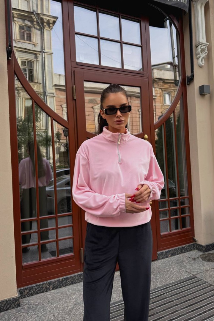 Велюровый костюм оверсайз AVB-123A600