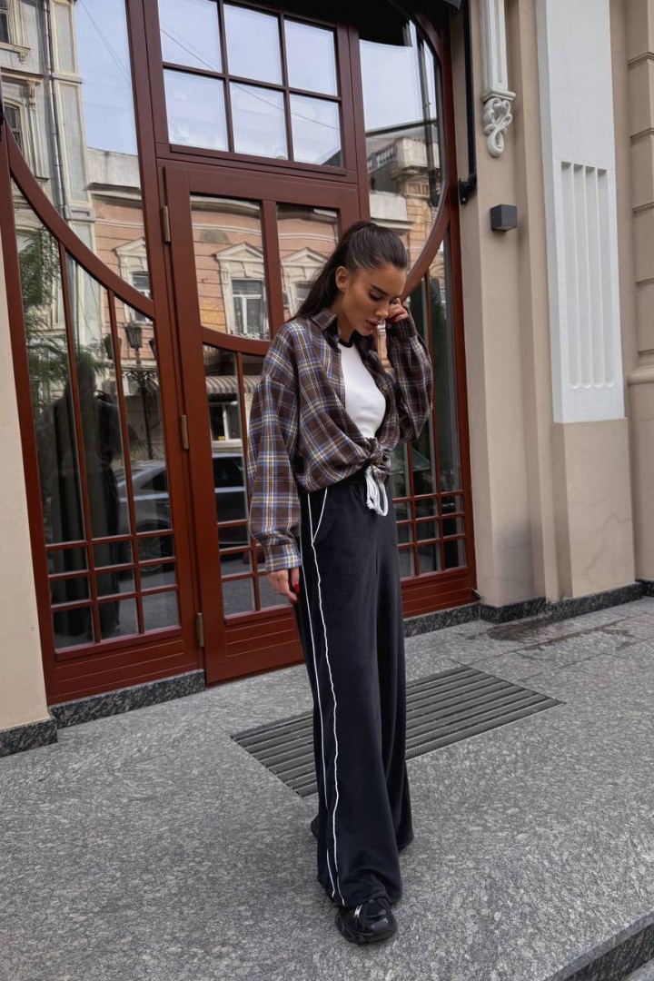 Велюровые брюки AVB-124A390